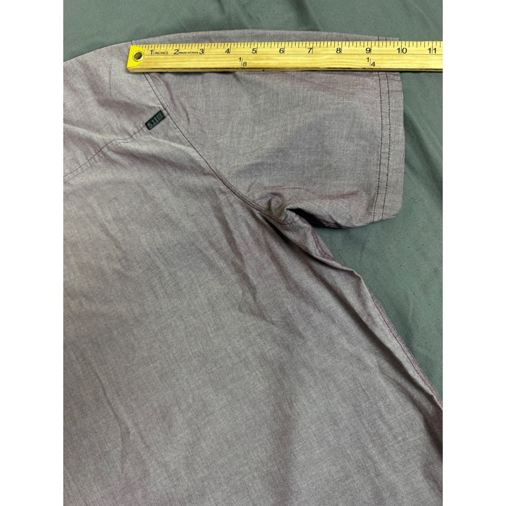 5.11 Tactical Carson Short Sleeve Shirt Fig Heather Purple Mens XL 71201-573 - Picture 6 of 14